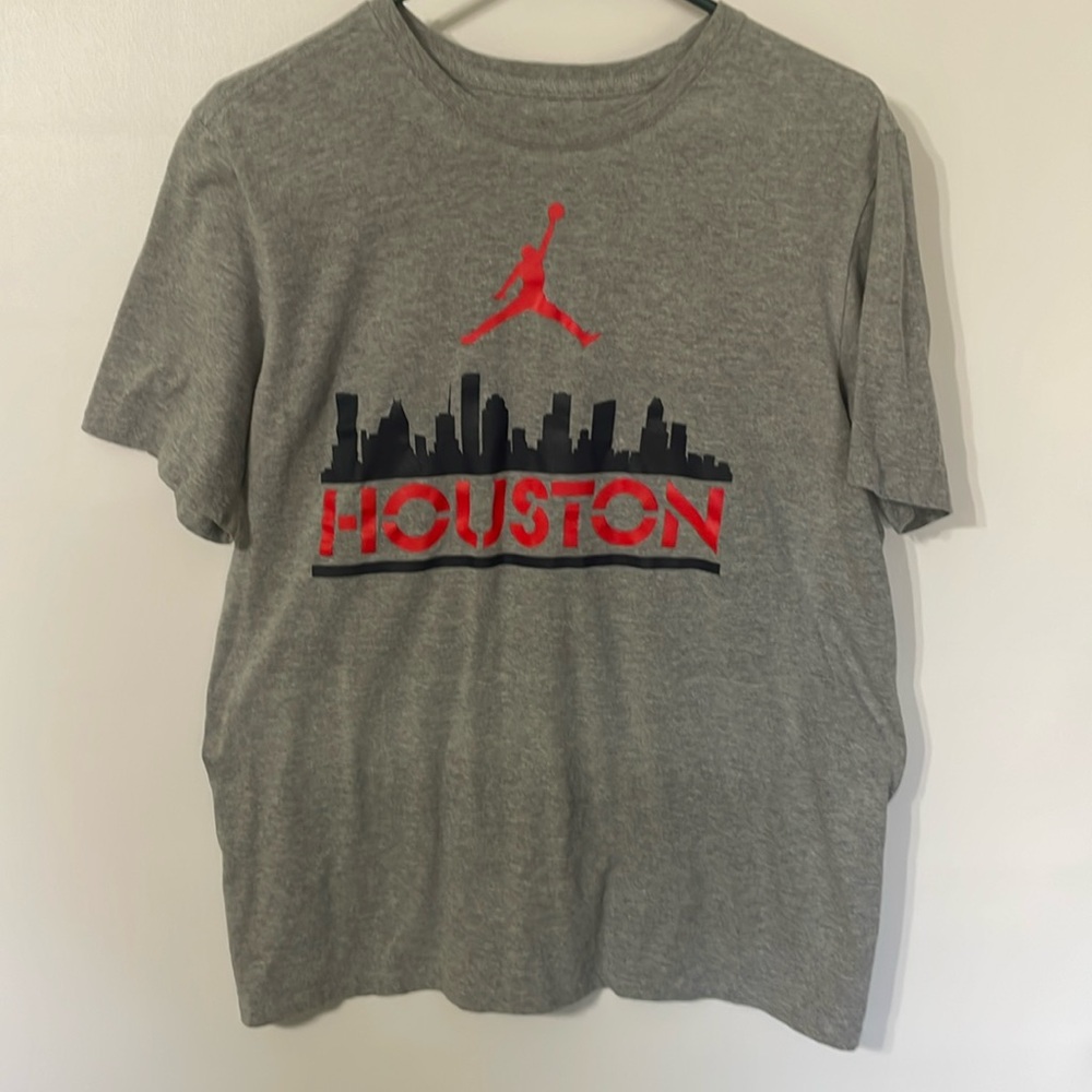 Medium Jordan grey Houston t shirt